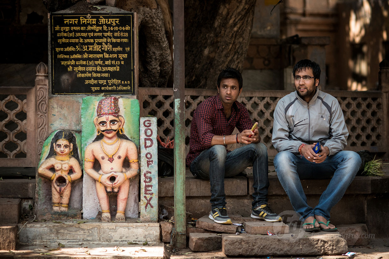 Shrine For Local Gods Of Sex Rajasthan India Fernando Gros